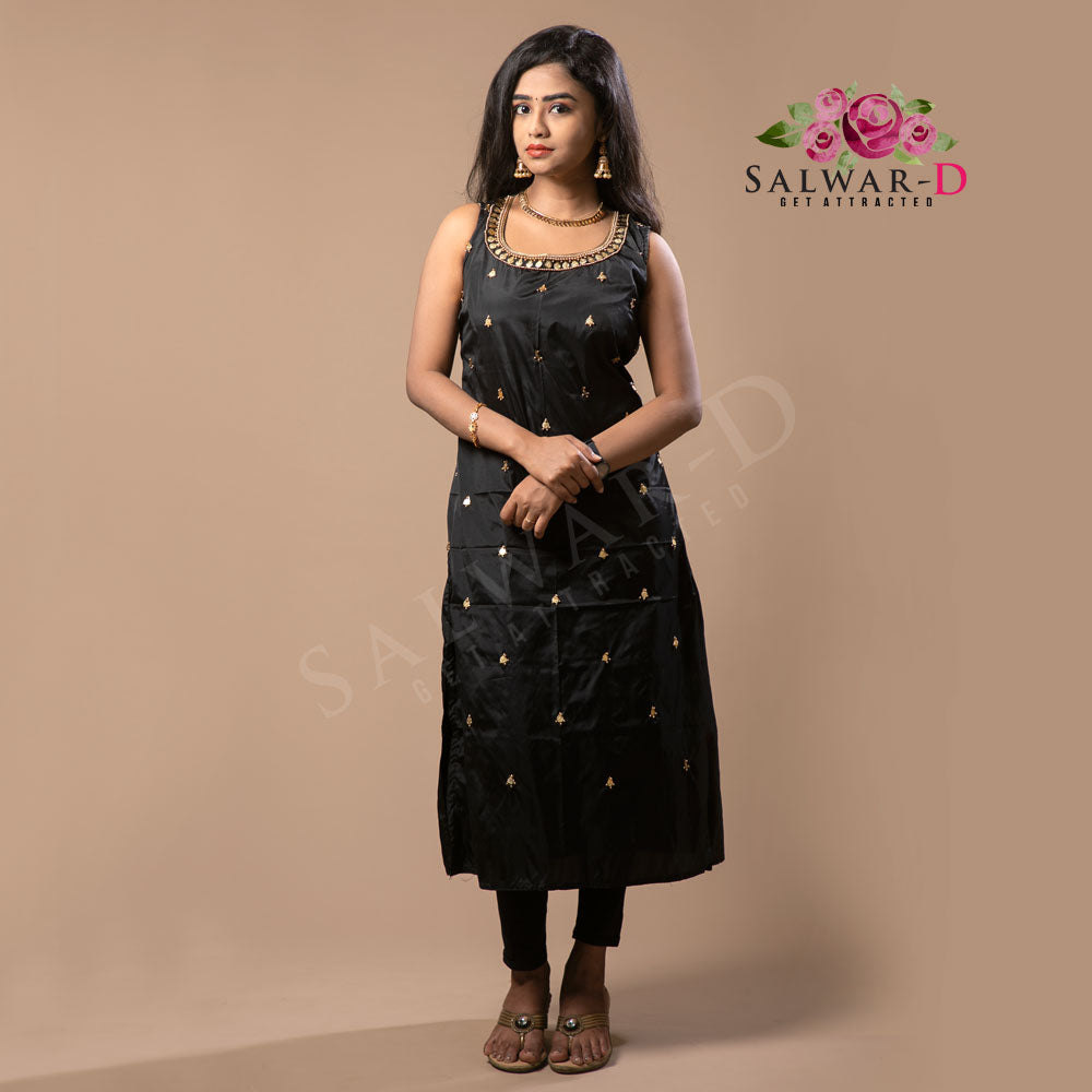 BLACK DESIGNER KURTI