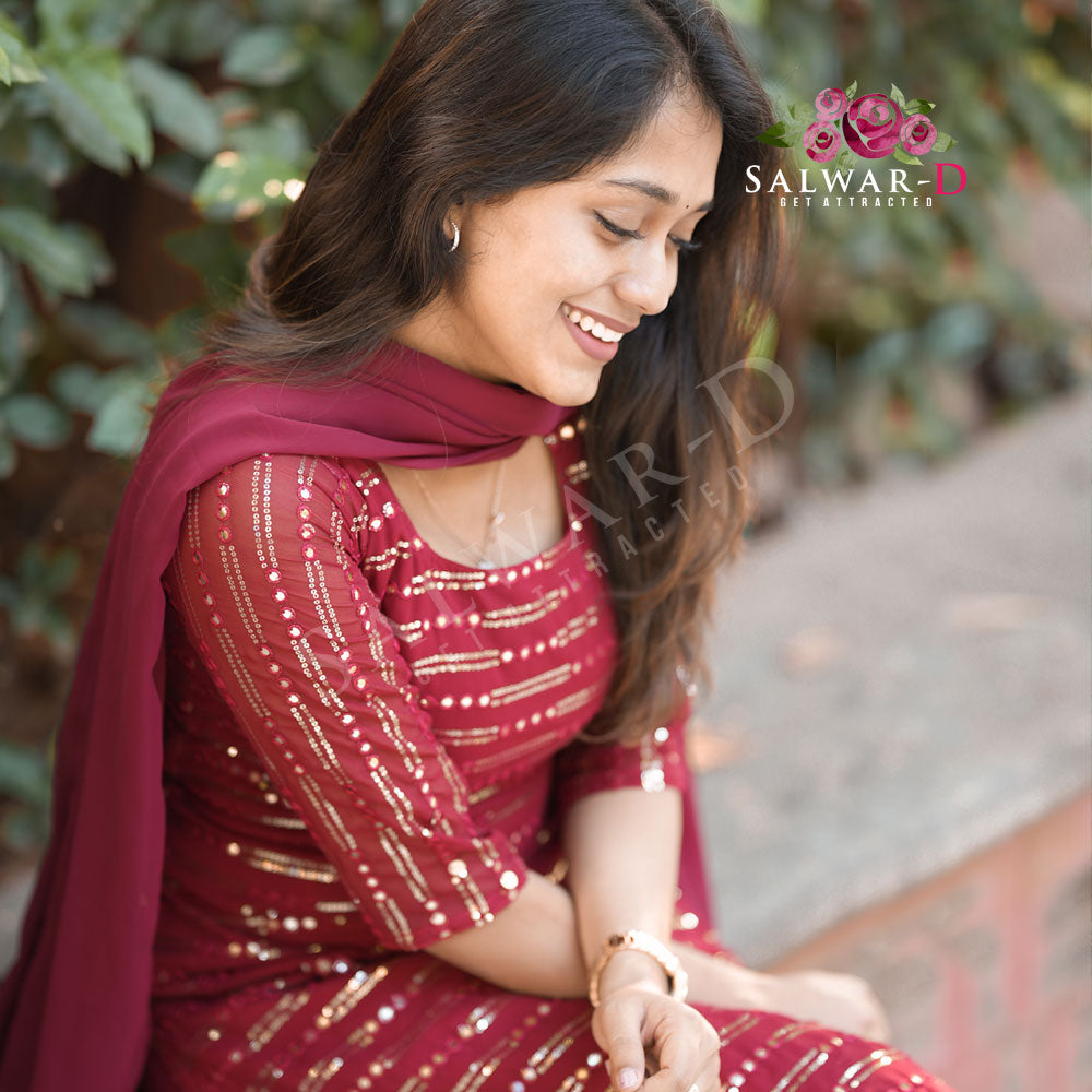 Maroon Designer Set