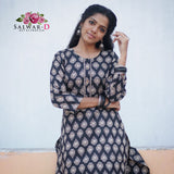 BLACK KURTI SET