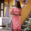 PEACH KURTI SET