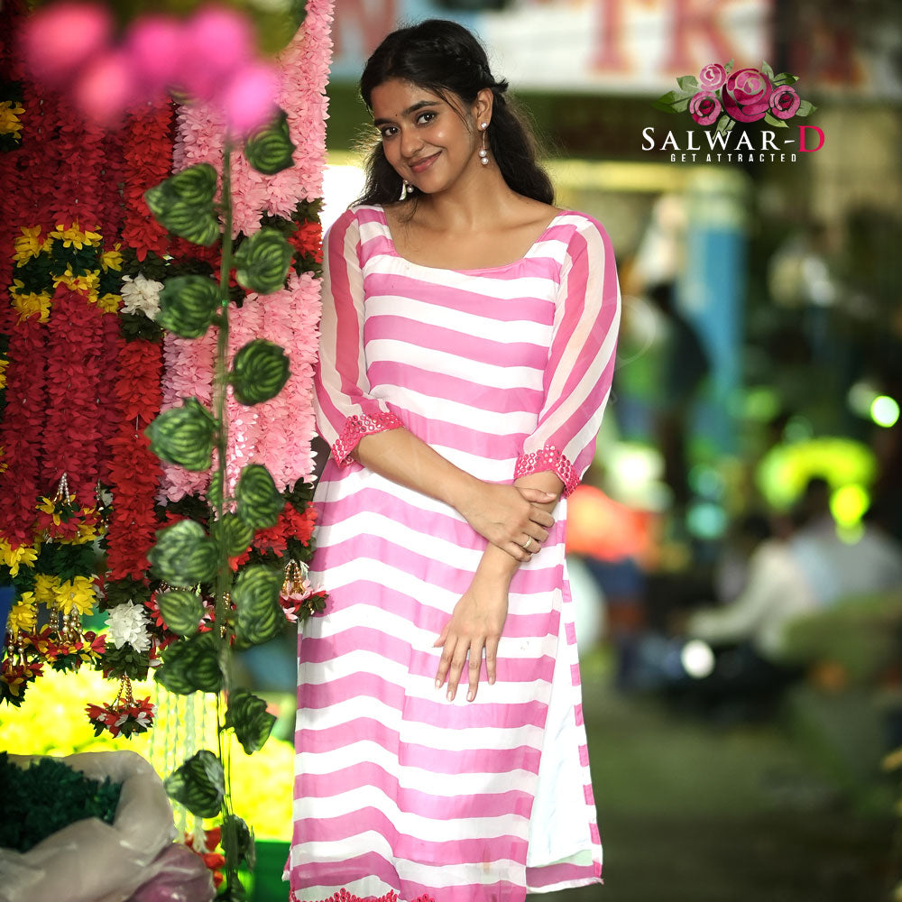 MIRROR FOIL KURTI