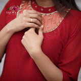 JEWEL NECK KURTI