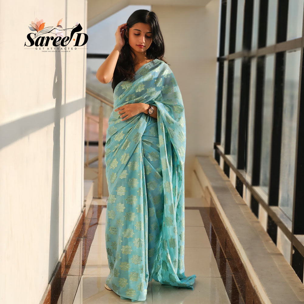 Kuvalai - Georgette Saree