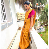 Golden Tissue saree