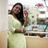 GREEN DESIGNER KURTI