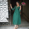 GREEN A LINE KURTI